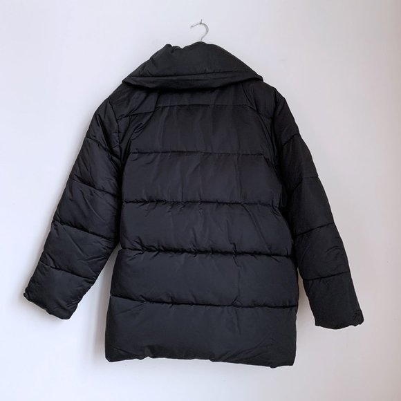 Avec Les Filles Wrap Puffer Jacket Black - Picture 4 of 9